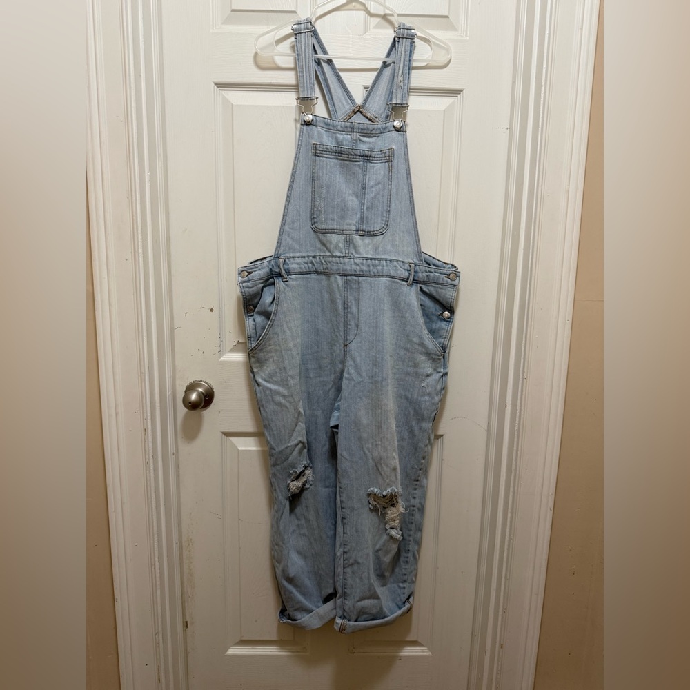 Wild Fable Light Blue Denim Overalls